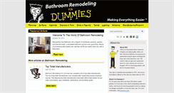 Desktop Screenshot of bathroomremodelingfordummies.com