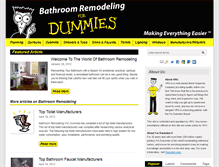 Tablet Screenshot of bathroomremodelingfordummies.com